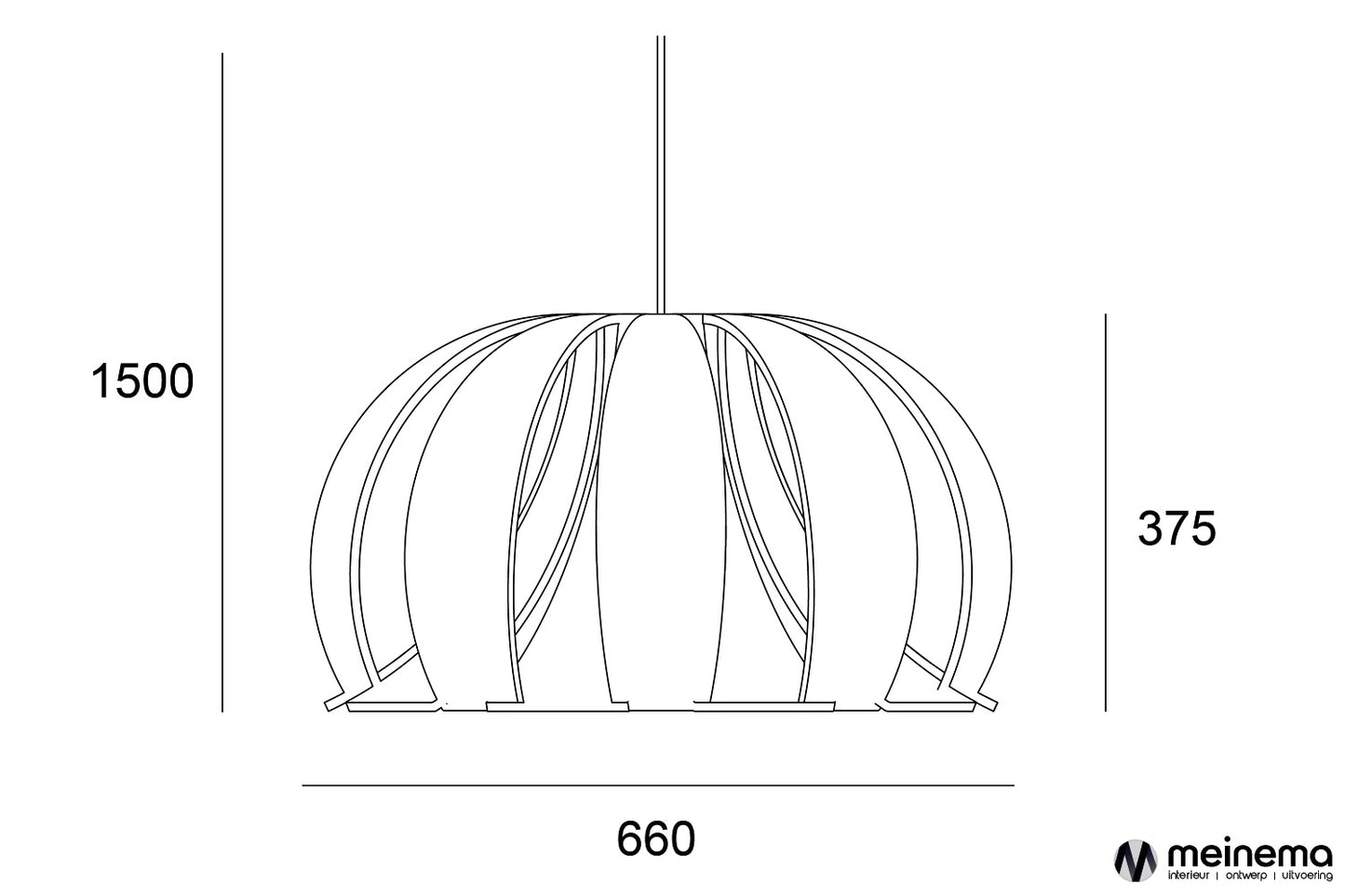 Akoestische hanglamp