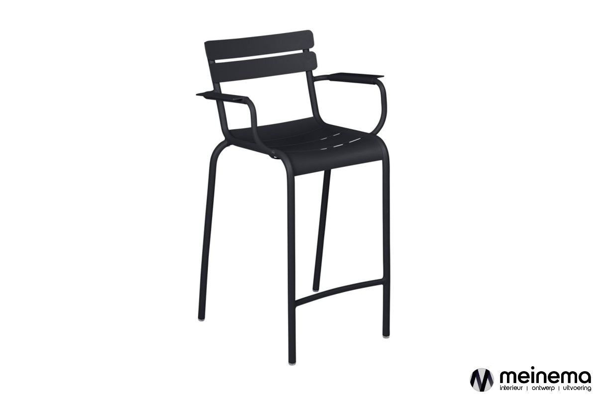 Fermob Luxembourg bar stool with armrests