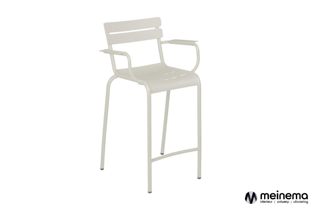 Fermob Luxembourg bar stool with armrests