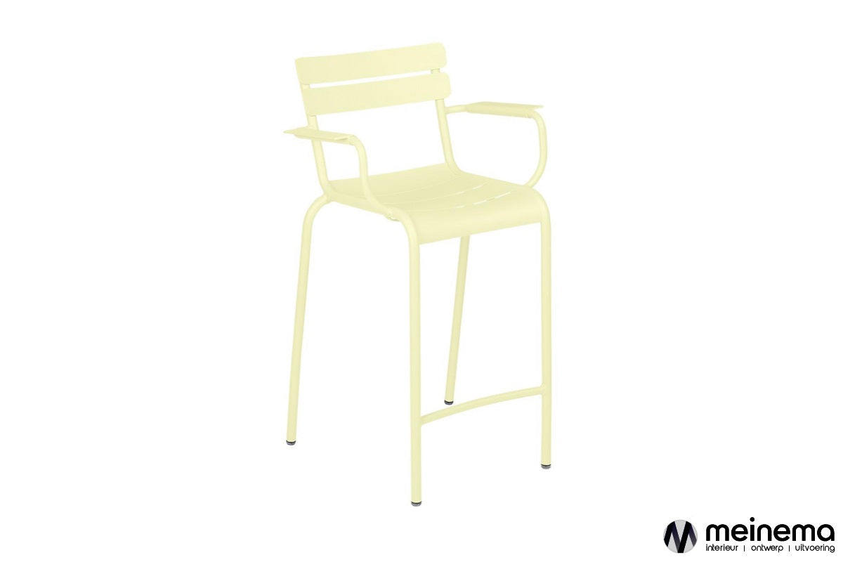 Fermob Luxembourg bar stool with armrests