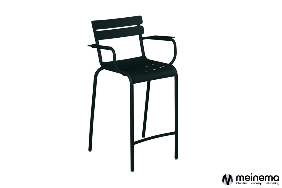 Fermob Luxembourg bar stool with armrests