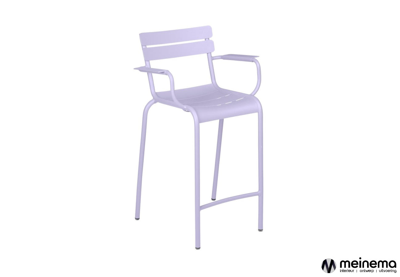 Fermob Luxembourg bar stool with armrests