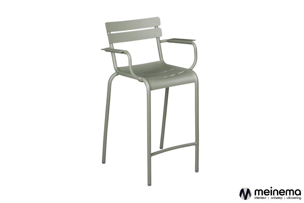 Fermob Luxembourg bar stool with armrests