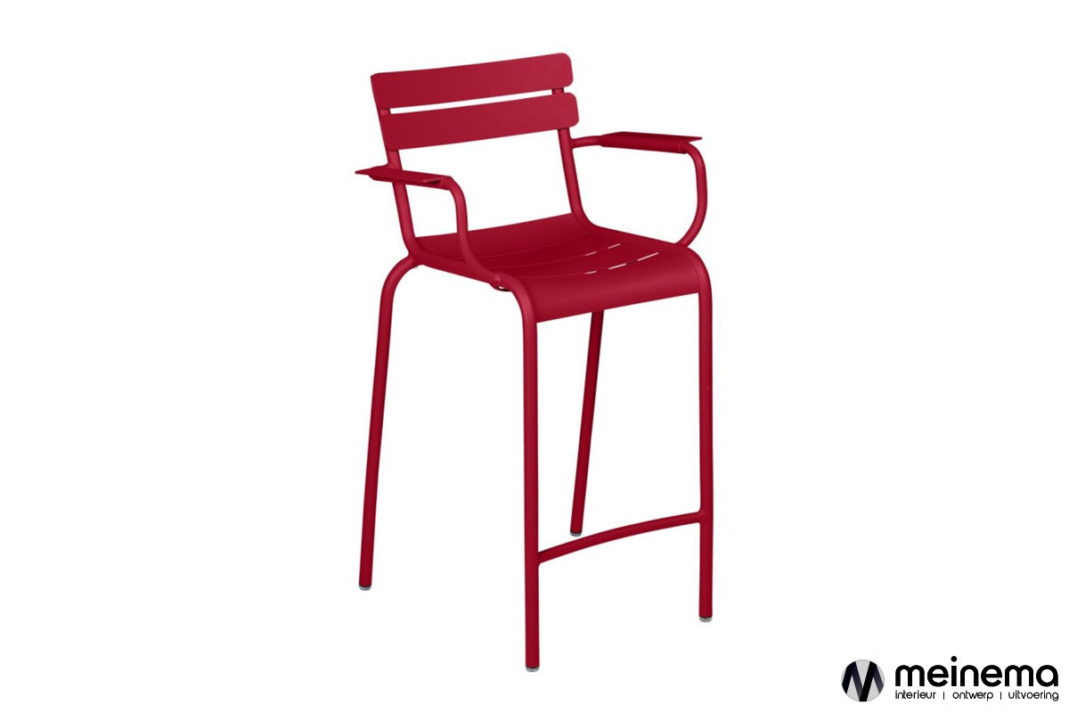 Fermob Luxembourg bar stool with armrests