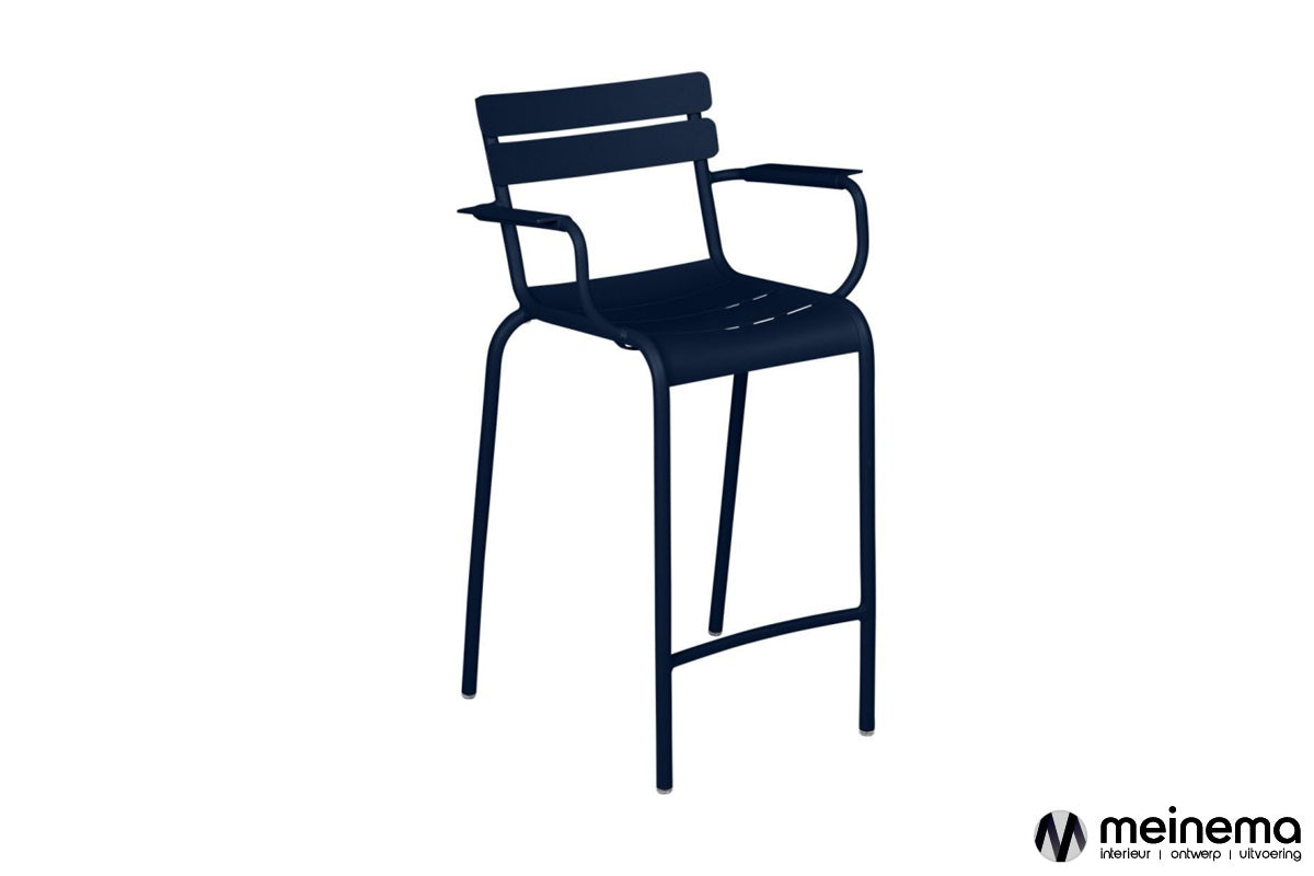 Fermob Luxembourg bar stool with armrests