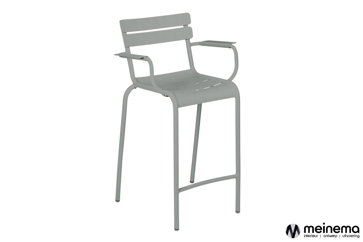 Fermob Luxembourg bar stool with armrests