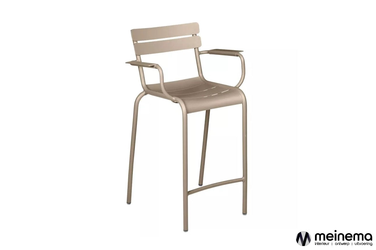 Fermob Luxembourg bar stool with armrests