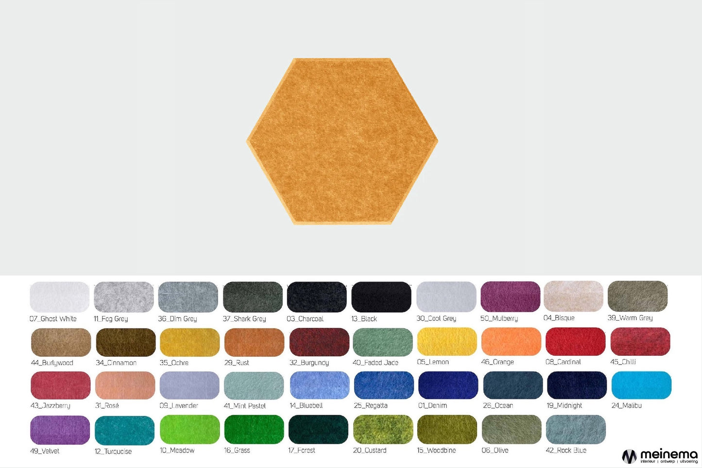 Petvilt hexagon akoestisch