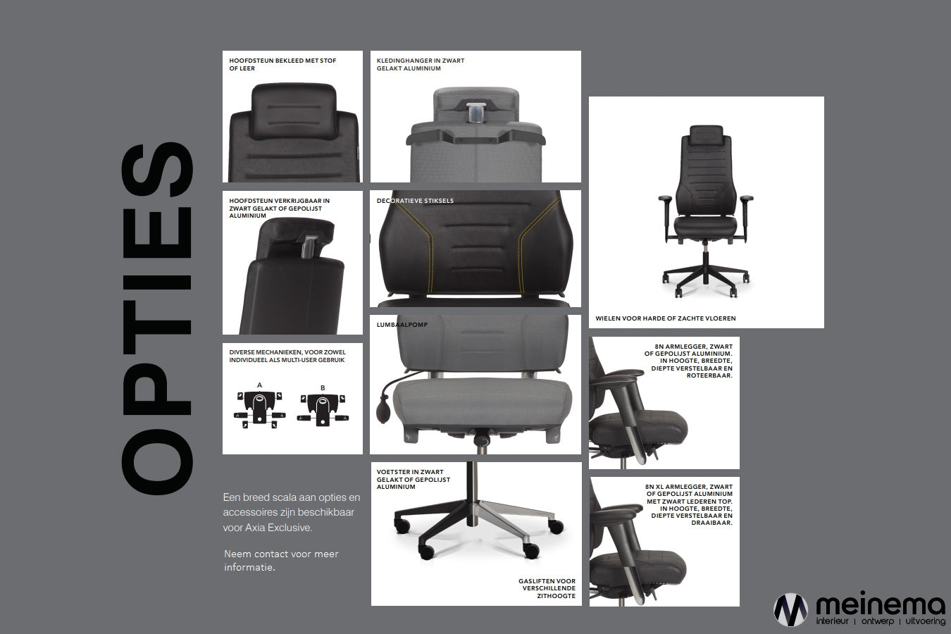 Axia Exclusive opties