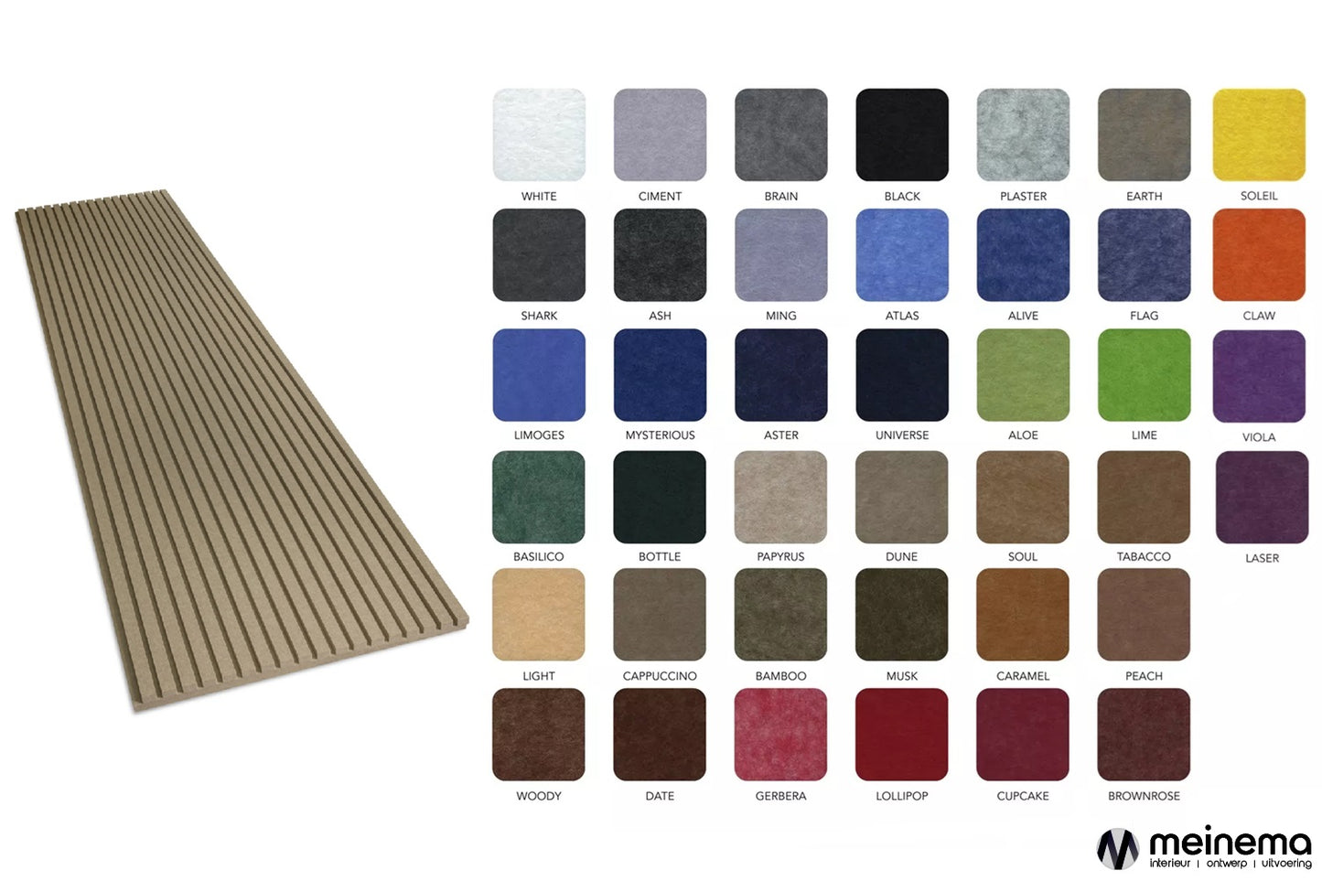 Felt panel Akupanel petfelt sound-absorbing