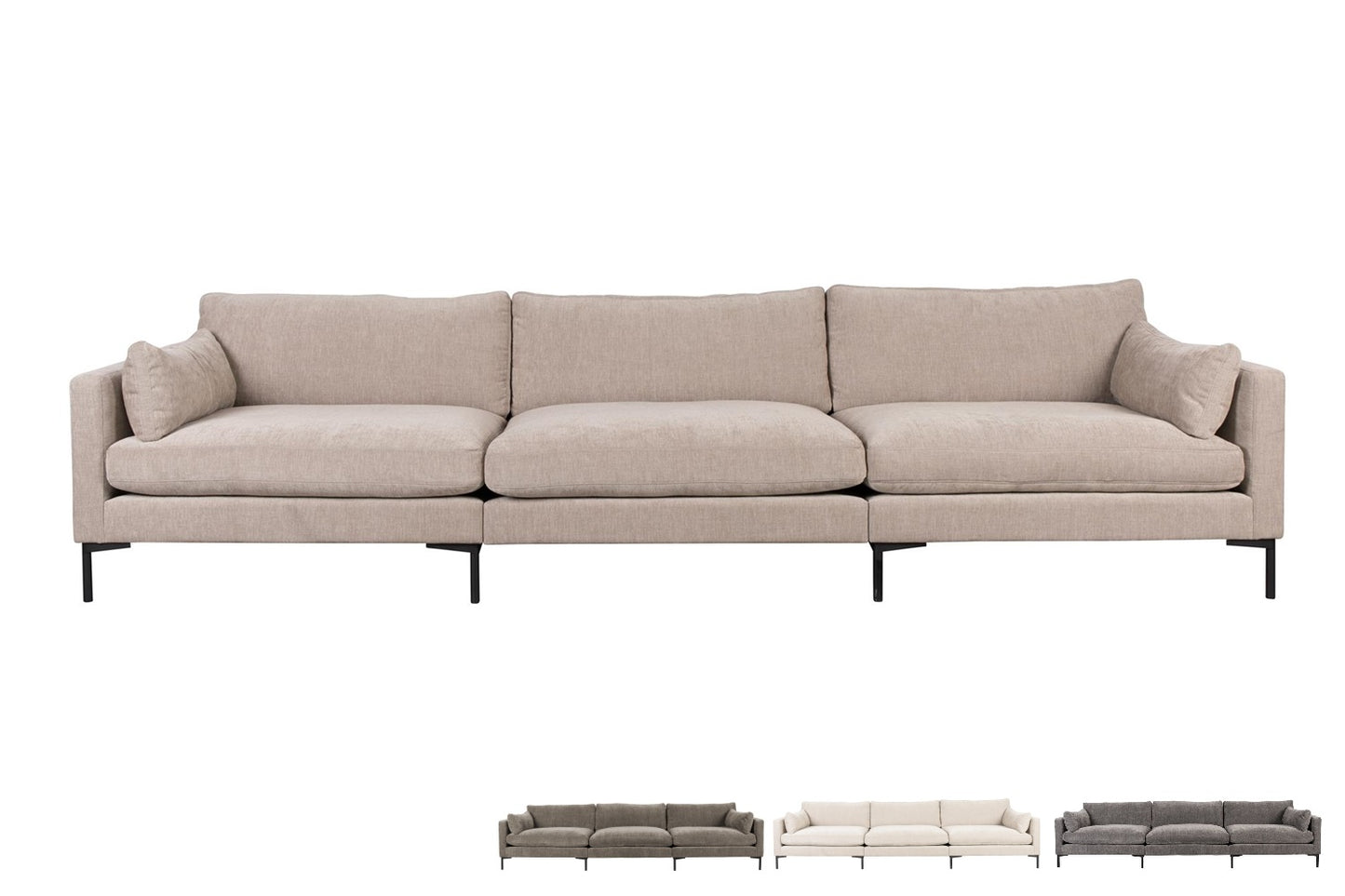 Tijdloos ontwerp van Zuiver Summer bank met subtiele lijnen en elegante vorm
