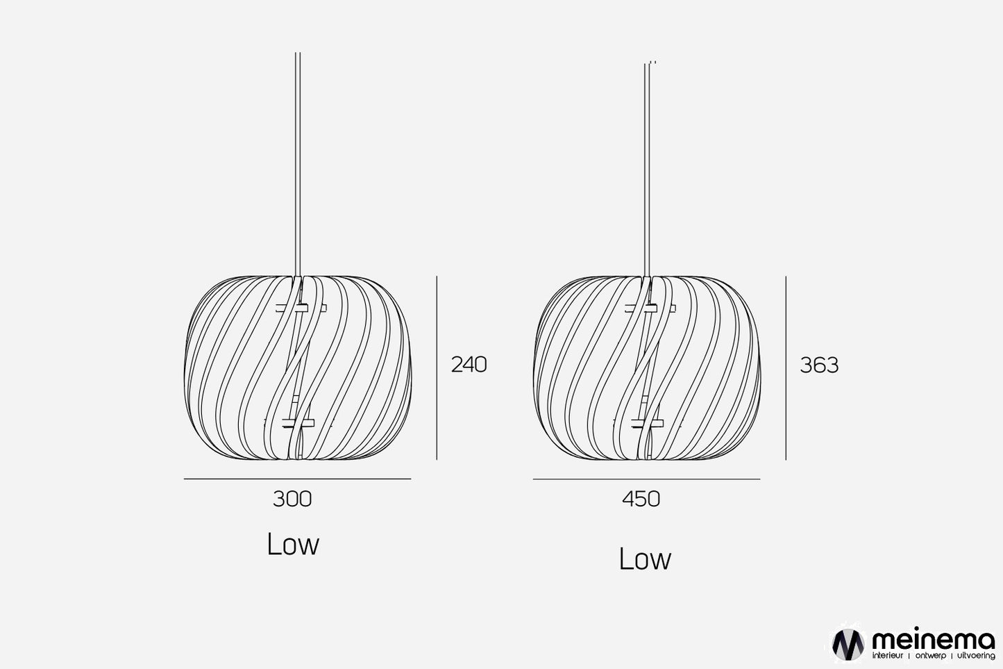 Twist lamp low afmetingen