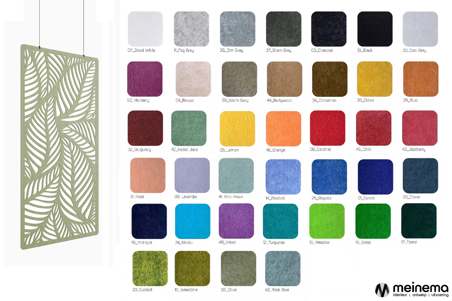 Wave Acoustic petfelt panel