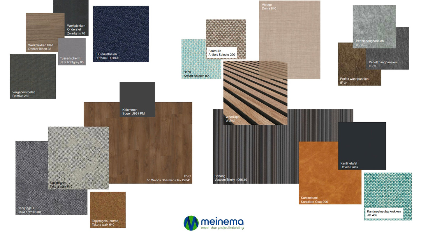 Moodboard projectinrichting
