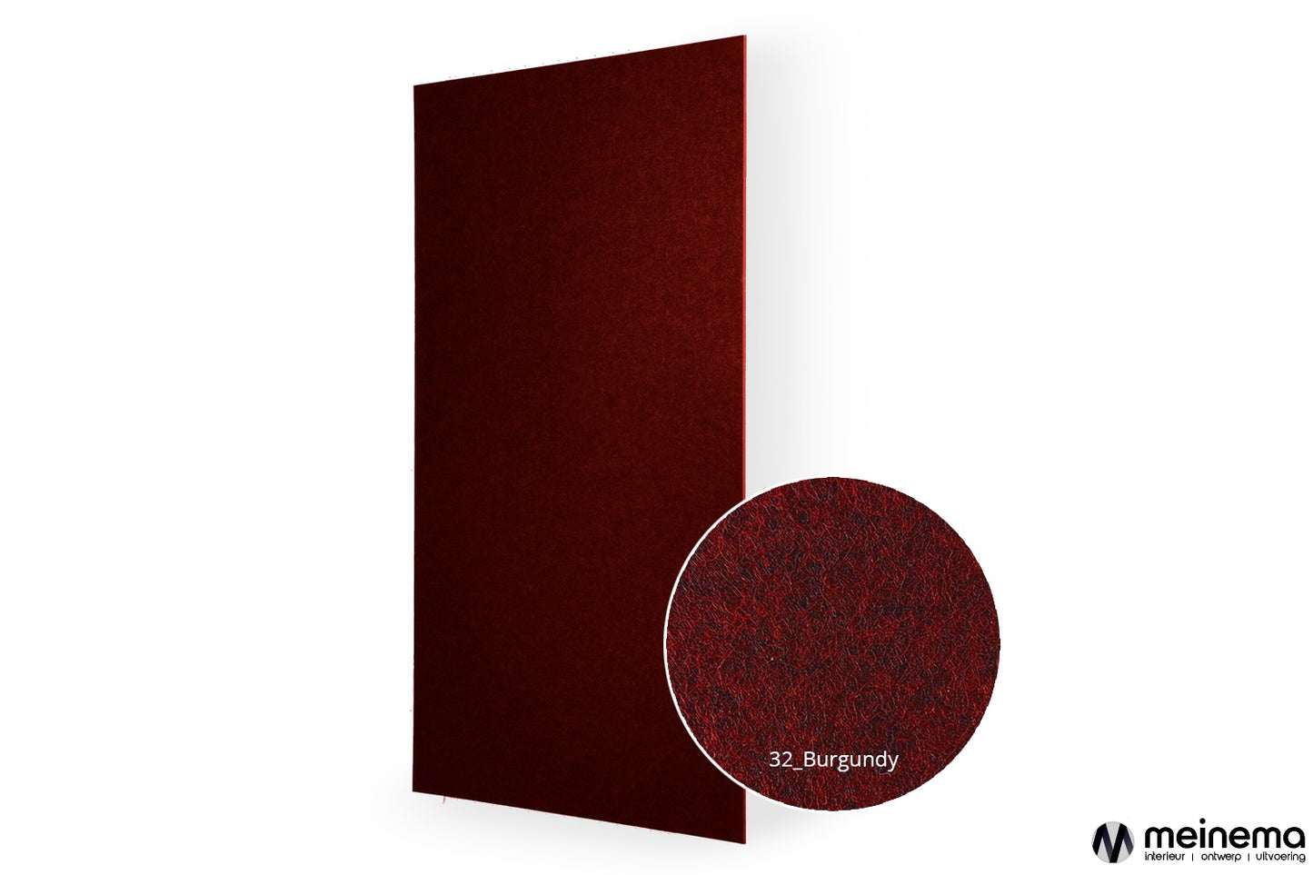 Petfelt kleur bordeaux rood