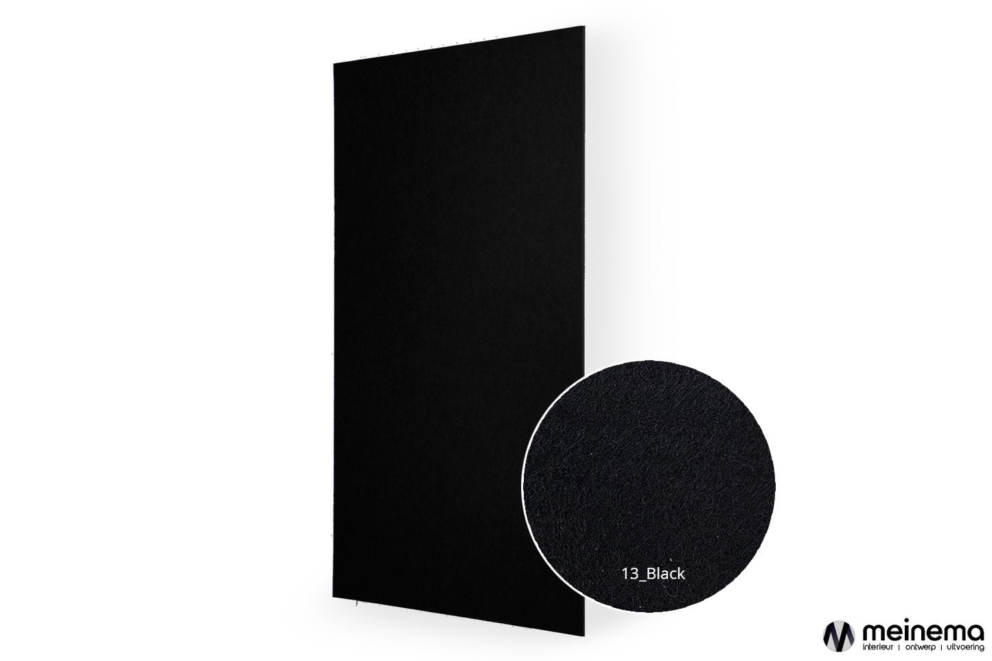Petfelt kleur black