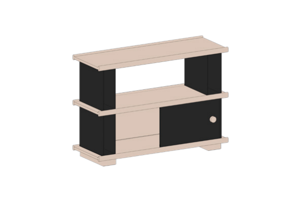 Duurzaam kastensysteem modulair Cruso Block Shelving System