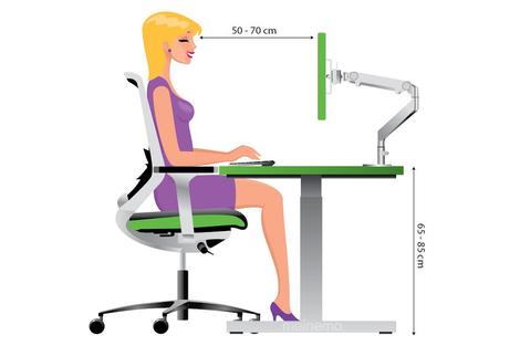 bureaustoel instelling
