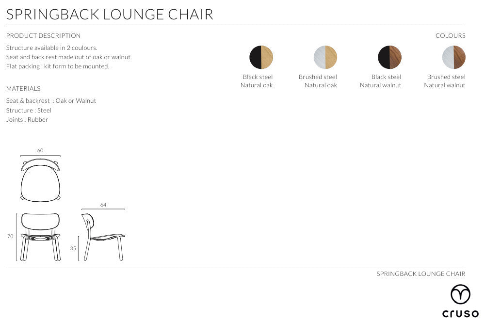 Cruso Springback Lounge chair