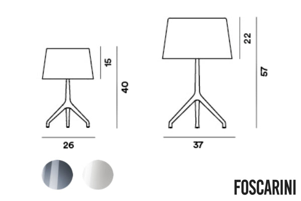 Foscarini Lumiere XX tafellamp