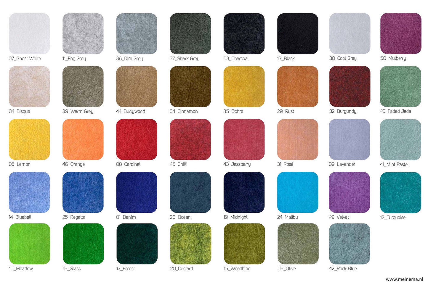 kleuren petfelt