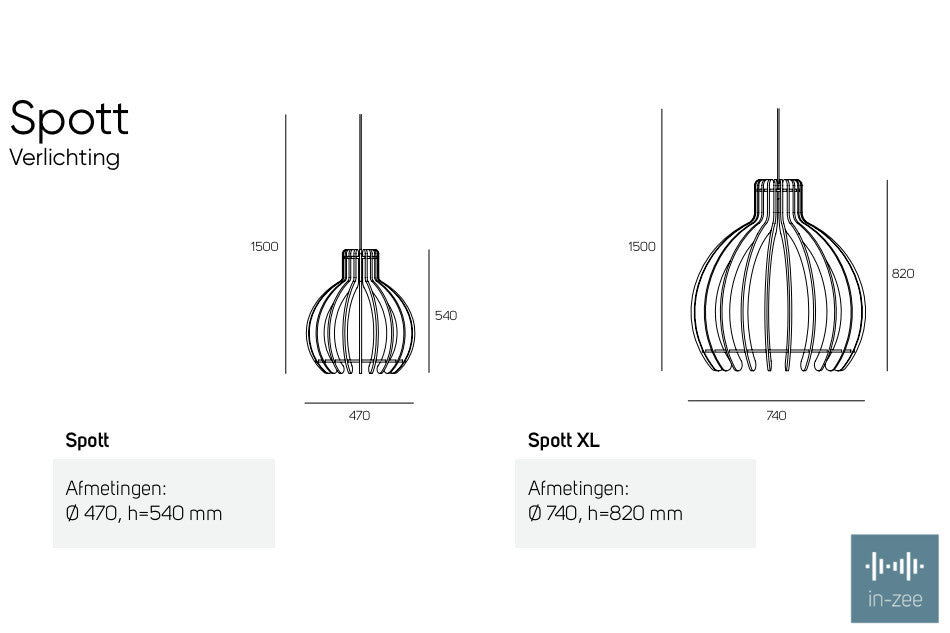 Spott Petfelt lamp acoustic