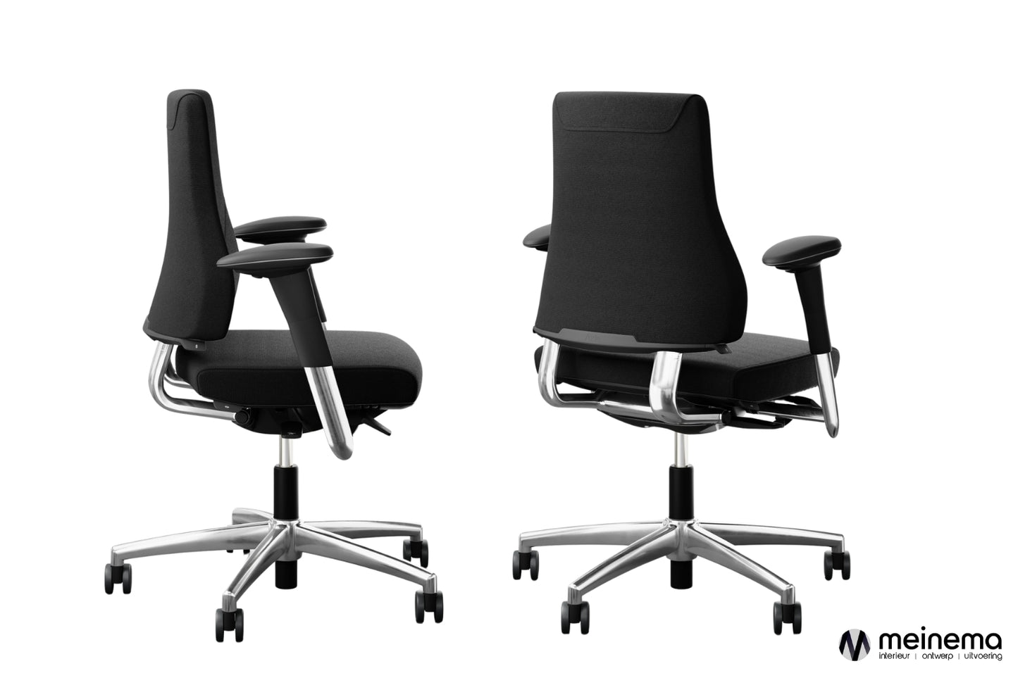 Axia 2.3 bureaustoel met ergonomische rugleuning en synchroon mechaniek voor gezond zitten