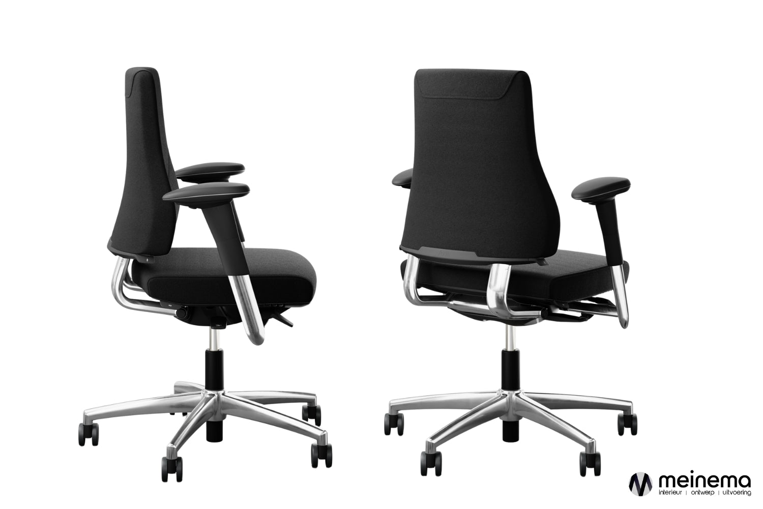 Axia 2.3 bureaustoel met ergonomische rugleuning en synchroon mechaniek voor gezond zitten