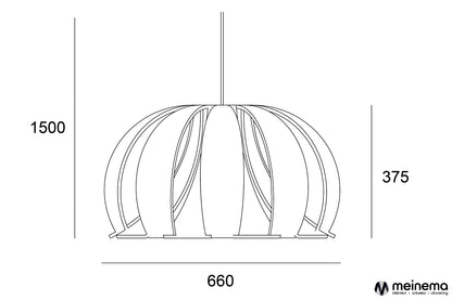 Akoestische hanglamp
