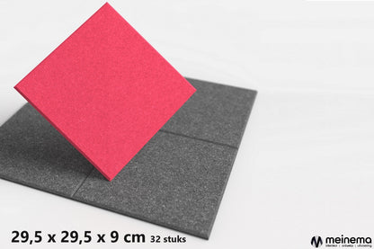 Akoestische petfelt panelen vierkant