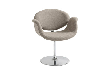 Artifort little tulip met gepolijst aluminium onderstel