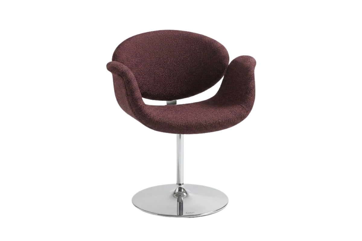 Little Tulip Selecte 680 designstoel in stof met gepolijst aluminium schijfonderstel Artifort