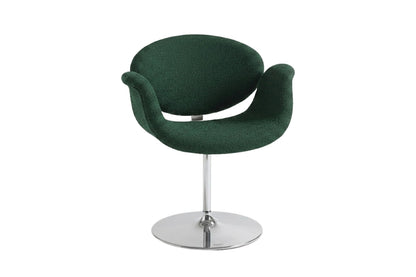 Artifort Little Tulip stoel met groene selecte stof