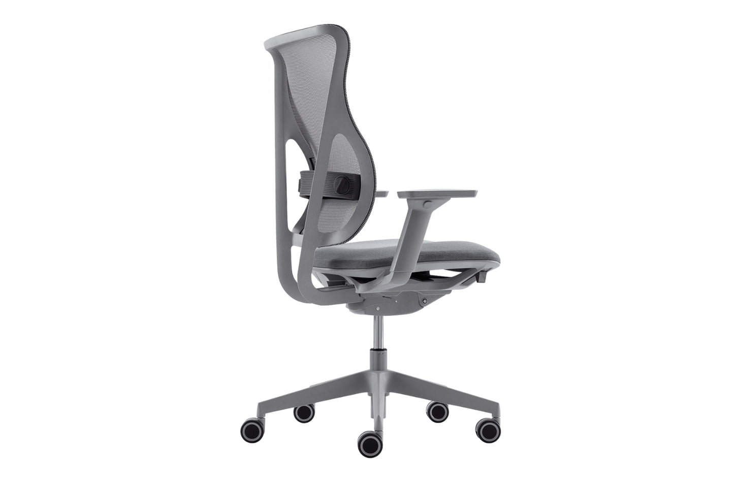 B03 ergonomische bureaustoel van Projectchair in het grijs, daarnaast verkrijgbaar in verschillende kleuren.