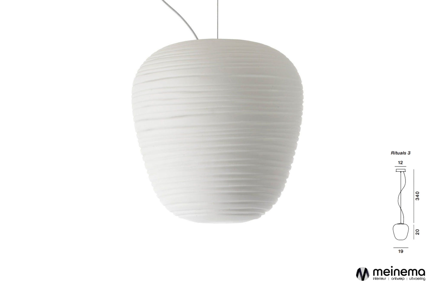 Designlamp van Foscarini met zachte lichtverspreiding en elegante vormgeving