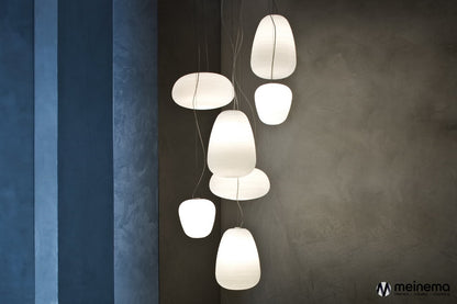 Foscarini Rituals lamp met wit gestructureerd glas 