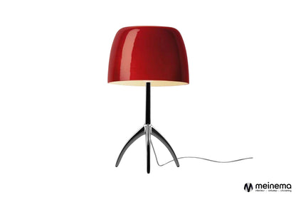 Foscarini Lumiere Grande tafellamp met LED lichtbron, decoratief en functioneel designobject voor sfeervolle verlichting.