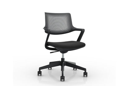 Zwarte pcv14 vergaderstoel
