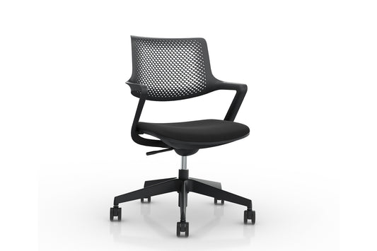Zwarte pcv14 vergaderstoel