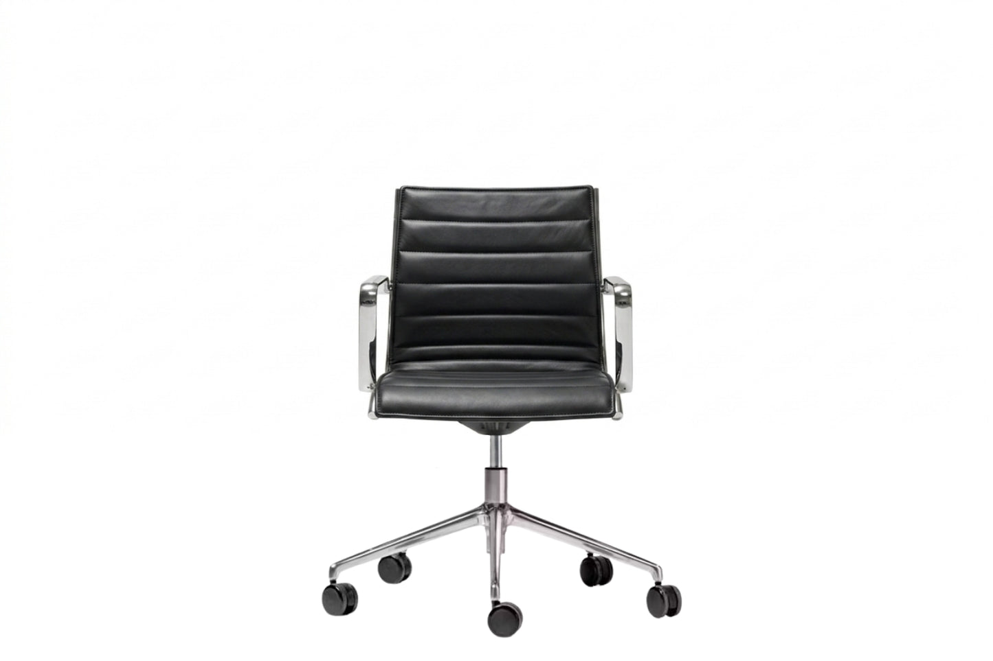 Quinti season slim stoel met leren bekleding