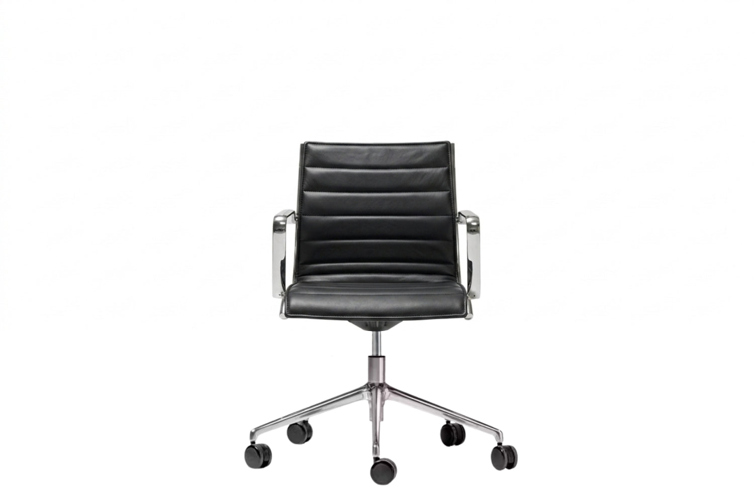 Quinti season slim stoel met leren bekleding
