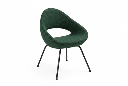 Shark stoel met groene stoffering