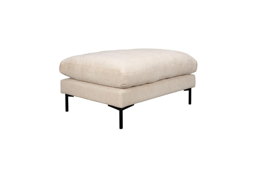 Zuiver Summer hocker met beige stoffering.