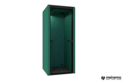 Akoestische belcel met geluidsdempende panelen voor vertrouwelijke telefoongesprekken