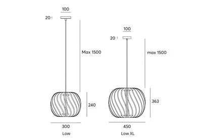 Twist lamp low afmetingen